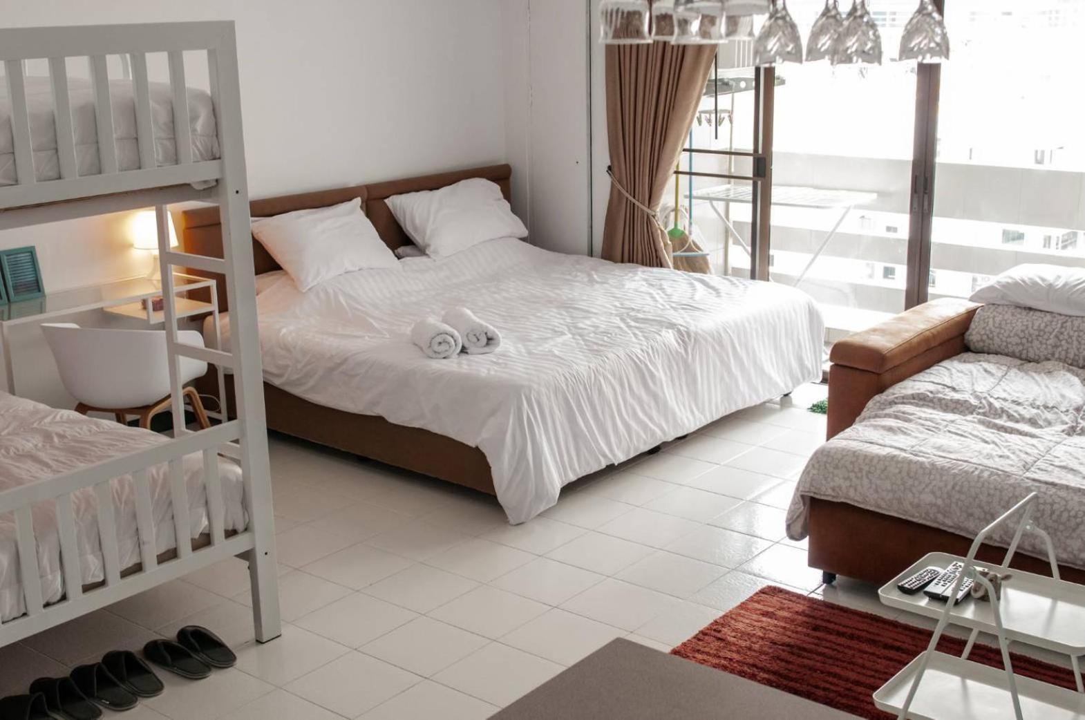 Cozy 1Br Walk To Bts And Airport Rail Link Close To Malls T Bangkok Exterior photo